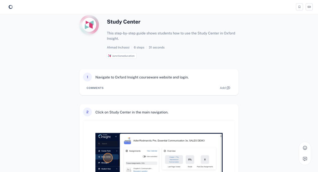 Study Tools - Oxford Insight